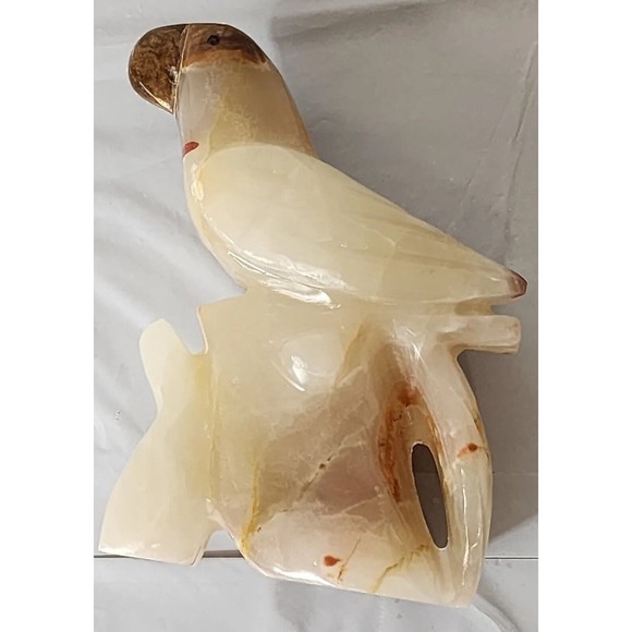 Decorative Collectible Animal Figure Marble Onyx Desk Mantel Bird Handmade NEW - Picture 6 of 10